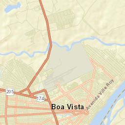 Boa Vista Street Map