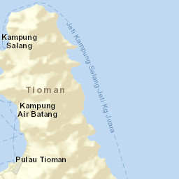 Kampung Tekek Street Map
