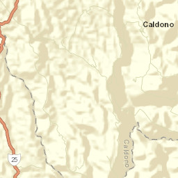 Caldono Street Map