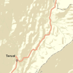 Teruel Street Map
