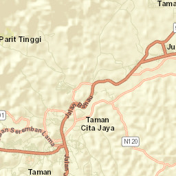 Kuala Pilah Street Map