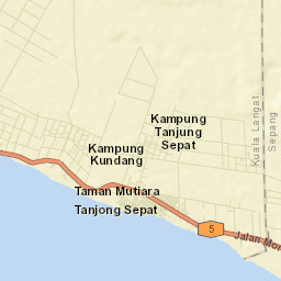 Tanjung Sepat Street Map