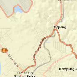Sungai Pelek New Village Street Map