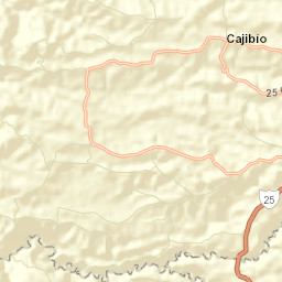 Cajibío Street Map
