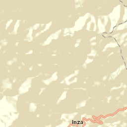 Inzá Street Map