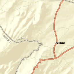 Nebbi Street Map