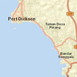 Port Dickson Street Map