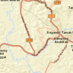 Segamat Street Map