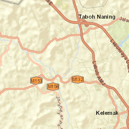 Alor Gajah Street Map