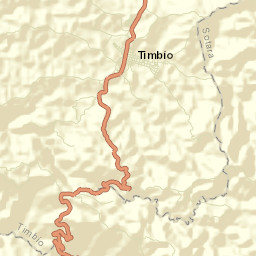 Timbío Street Map