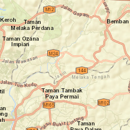 Kampung Ayer Molek Street Map