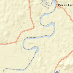 Daerah Muar Street Map