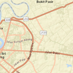 Muar Street Map