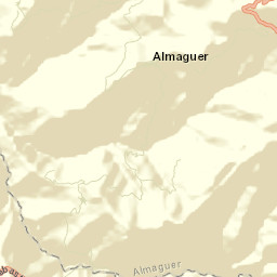 Almaguer Street Map