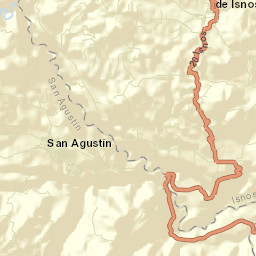 San Agustín Street Map