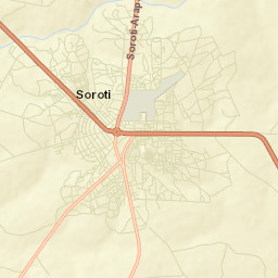 Soroti Street Map