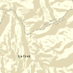 La Cruz Street Map