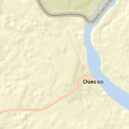 Ouésso Street Map