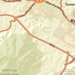 Kulai Street Map