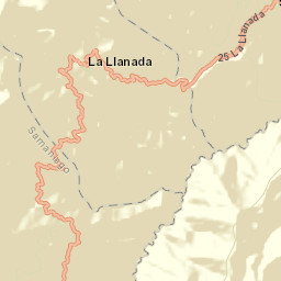La Llanada Street Map