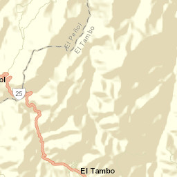 El Tambo Street Map
