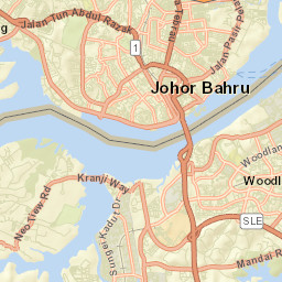 Woodlands Street Map