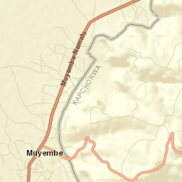 Bulambuli District Street Map
