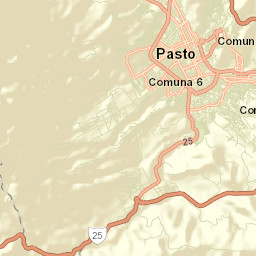 Pasto Street Map