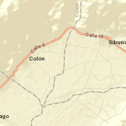 Colón Street Map