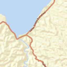 Kabupaten Minahasa Selatan Street Map