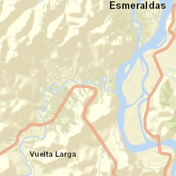 Esmeraldas Street Map