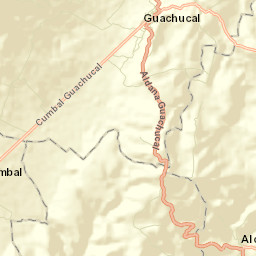 Guachucal Street Map