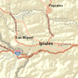 Ipiales Street Map