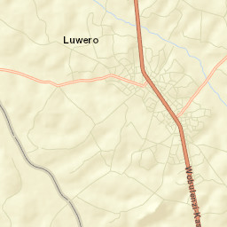 Luwero Street Map