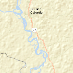 Puerto Caicedo Street Map