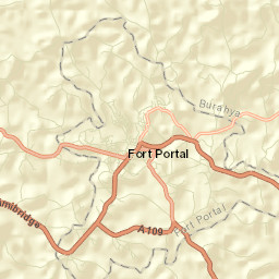 Fort Portal Street Map