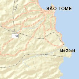 São Tomé Street Map