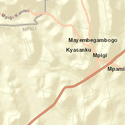 Mpigi Street Map