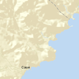 Caué District Street Map