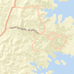 Kota Bontang Street Map