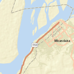 Mbandaka Street Map
