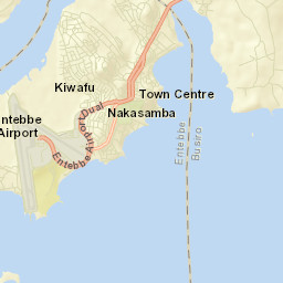 Entebbe Street Map