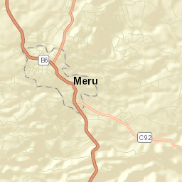 Meru Street Map