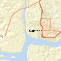 Santana Street Map