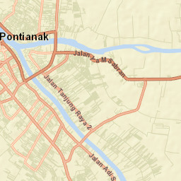 Pontianak Street Map