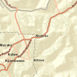 Masaka Street Map