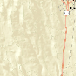 Ol Kalou Street Map