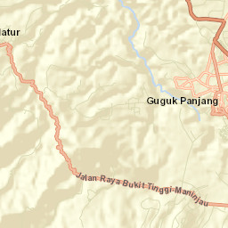 Bukittinggi Street Map