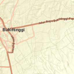 Kota Bukittinggi Street Map