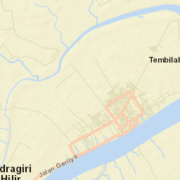 Kabupaten Indragiri Hilir Street Map